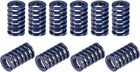 3D Printer Die Spring, 10pcs 10mm OD 20mm Long Spiral Stamping Light Load Compression Mould Die Springs for 3D Printer Electric Part, Blue