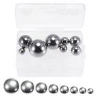 8pcs 8 Size Bearing Balls Assortment Chrome Steel 3/8" 7/16" 1/2" 9/16" 5/8" 3/4" 7/8" 1" with Storage Box