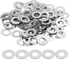 M5 Flat Washer for Screw, 120Pcs 304 Stainless Steel Washers 5MM ID x 10MM OD x 0.5MM Thick for Bolts, Factories Repair, Kitchens, Shops, and Outdoor Construction (Silver Tone)