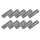 Compression Spring - 1.2mm Wire Dia, 12mm OD, 40mm Free Length Spring Steel Extension Spring,Black,10Pcs