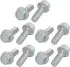 10Pcs 1/4-20 x 3/4 Inch Thread Carbon Steel Hex Serrated Head Flange Screw Bolt