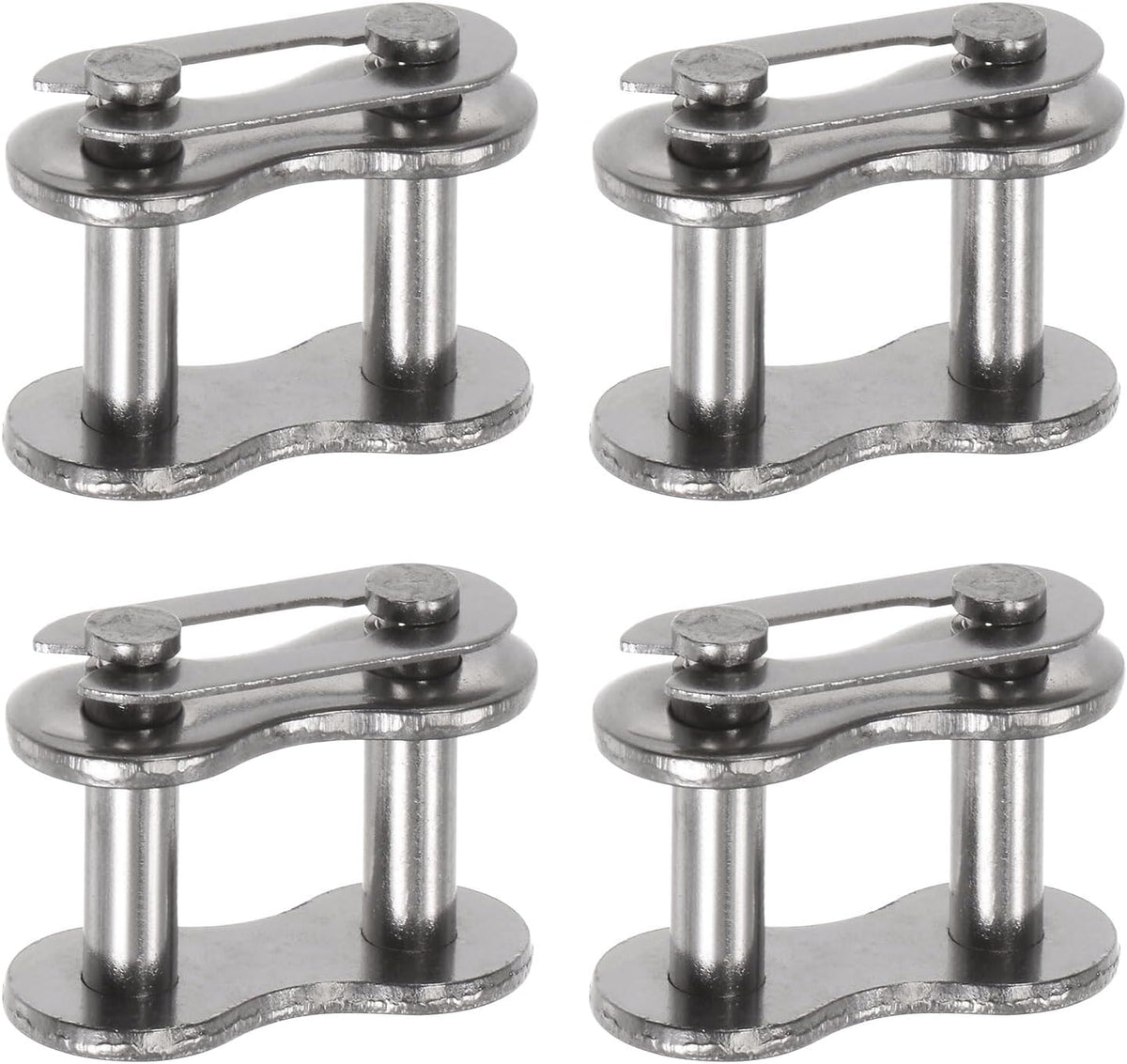 4Pcs #60 Chain Master Connector Link Roller 3/4" Pitch Stainless Steel Standard Connecting Split Links for 12A Chain