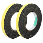 2pcs 15mm x 3mm Single Sided Self Adhesive Shockproof Sponge Foam Tape 4M Length