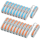 LinkMejor 20PCS Conectores de Cable de Palanca, Terminales de Soldadura Eléctrica sin Herramientas