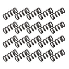 Compression Spring - 1.2mm Wire Dia, 8mm OD, 20mm Free Length Spring Steel Extension Spring,Black,20Pcs