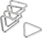LinkMejor Metal Triangle Ring Buckle 0.98"(25mm) Inner Width 3mm Thick for Strap Craft DIY 30pcs