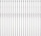 20Pcs Crochet Hook Stainless Steel 1.6mm Metal Knitting Needles for DIY Craft Lace Yarn