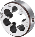 Round Threading Die M24 x 1.5 Metric Thread Right Hand Screw Cutting Fixed Dies, Alloy Tool Steel Tapping Repair Tool