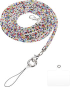 Rhinestone Purse Straps, Crystal Bag Handle Sparkly Replacement Bag Straps for Shoulder Evening Handbag Tote Pochette Satchel Wedding Party, Multicolor