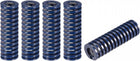 3D Printer Die Spring, 5pcs 16mm OD 50mm Long Spiral Stamping Light Load Compression Mould Die Springs for 3D Printer Electric Part, Blue