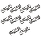 Compression Spring - 1.2mm Wire Dia, 16mm OD, 50mm Free Length Spring Steel Extension Spring,Black,10Pcs