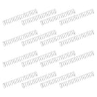 50Pcs 304 Stainless Steel Compression Springs, 0.2mm x 4mm x 30mm Small & Tiny Pen Spring for Home Repair & DIY, Workshop & Industrial Use, (Silver Tone)