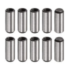 M6 Internal Thread Dowel Pin 10pcs 10x25mm Chamfering Flat Carbon Steel Cylindrical Pin Bed Bookshelf Metal Devices Industrial Pins