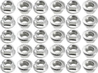 M5 Serrated Flange Hex Lock Nuts, Carbon Steel 60 Pcs