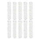 10Pcs Compression Springs, 0.4mm Wire Diameter x 7mm OD x 40mm Length 304 Stainless Steel Extension Spring Ballpoint Pen Pressure Springs for Shop Home Repairs, Silver