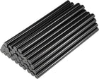 LinkMejor 36pcs Mini Hot Glue Gun Sticks 7.5-inch x 0.43-inch for Glue Guns, Black