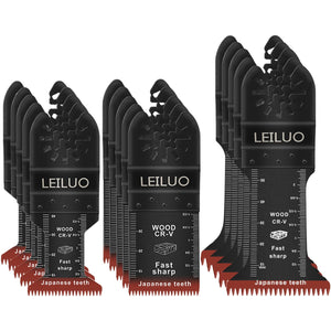 リンクメホア 15Pcs 振動ツールブレード ウッド、マルチツールブレード 日本の刃