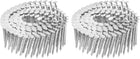 480 Count Siding Nails 1-3/4"x0.12" 15-Degree 304 Stainless Steel Ring Shank Full Round Head Collated Wire Coil for Lath and Sheathing Materials