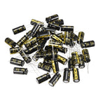 Aluminum Radial Electrolytic Capacitor with 330uF 35V 105 Celsius Life 2000H 8 x 16 mm Black 50pcs