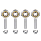 4pcs SA8TK POSA8 M8 Male Rod End Bearing M8x1.25 Right Hand Thread, Self-Lubricating Joint Rod Ends, Includes Jam Nut