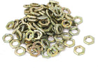 M7x0.75x2mm Carbon Steel Hex Nuts Fastener 100pcs for Screws Bolts