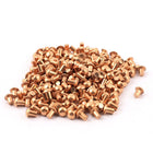 200 Pcs 1/8" x 5/32" Round Head Copper Solid Fasteners