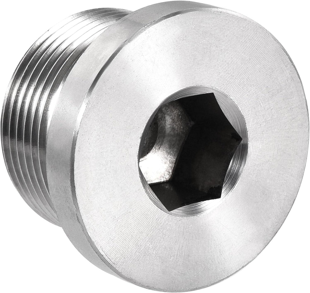 Stainless Steel Inner Hex Head M26x1.5 Pipe Fitting Plug for Terminate Pipe Ends