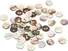 50Pcs Natural Shell Button, 2 Hole 11.5mm Mother of Pearl Buttons for Shirt Coats Suits Jacket Jeans Skirts DIY Sewing Crafts, 1.5-2.3mm Thick, Brown