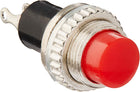 Unique Bargains Round Momentary Pushbutton Switch, Red, 10 Pieces