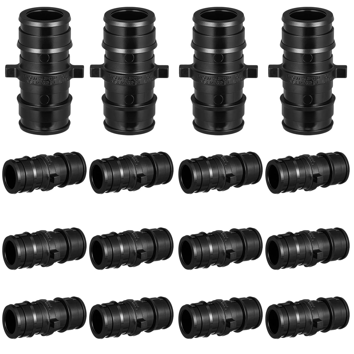 رابطميجور 16 مجموعة 3/4'' x 3/4'' وصلات توسيع بلاستيك PEX-A، بولي الألومنيوم