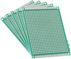 6x8cm Single Sided Universal Printed Circuit Board for DIY Soldering Green Thickness 1.6mm 5pcs