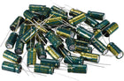 50pcs Aluminum Radial Electrolytic Capacitor Low ESR Green with 1500uF 10V 105 Celsius Life 3000H 8 x 16 mm High Ripple Current,Low Impedance