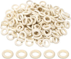 250 PCS 25mm /1in inch Natural Wood Craft Ring, Small Wooden Rings Circle, Unfinished Solid Wood Pendant Connectors for DIY Craft, Macrame, Ring Pendant and Jewelry Making