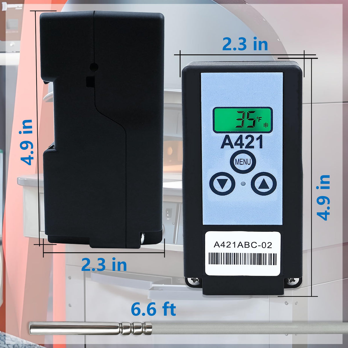A421ABC-02C محكم درجة الحرارة الإلكتروني SPDT لـ Johnson Penn a421