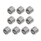 Wire Thread Inserts 10-32 UNF 1.5D 304 Stainless Steel Helical Type Coiled Wire Screw Repair Threaded Sleeve Steel Sheath 10pcs