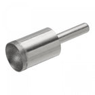 Diamond Grinding Mounted Point, 17mm 600 Fine Grits Spherical Concave Head Bead Coarse Grinding Bit for Jade Amber Stone Beeswax Glass