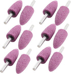 6mm Dia Shank 20x40mm Cone Head Ceramic Mounted Point 12pcs