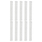 10Pcs Compression Springs, 0.5mm Wire Diameter x 5mm OD x 50mm Length 304 Stainless Steel Extension Spring Ballpoint Pen Pressure Springs for Shop Home Repairs, Silver