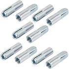 M10 Male Threaded Expansion Bolt Sleeve Anchors 40mm Long 10 Pcs