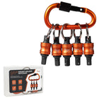 1/4" Steckschlüsselhalter Schlüsselanhänger 5PCS Set, Schnellspannung & Verriegelungsorganisator