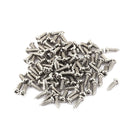 100Pcs PA2.6 x 8mm Stainless Steel Phillips Round Head Self-Tapping Screws Bolt
