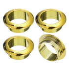 4Pcs Gold ABS Plastic Cable Grommet, 1 inch (25mm) Desk Cable Wire Cord Organizer