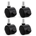 Roda Roda Roda Swivel 4Pcs 1 Inch, Roda Roda Berkekuatan Tinggi dengan Fitur Penguncian