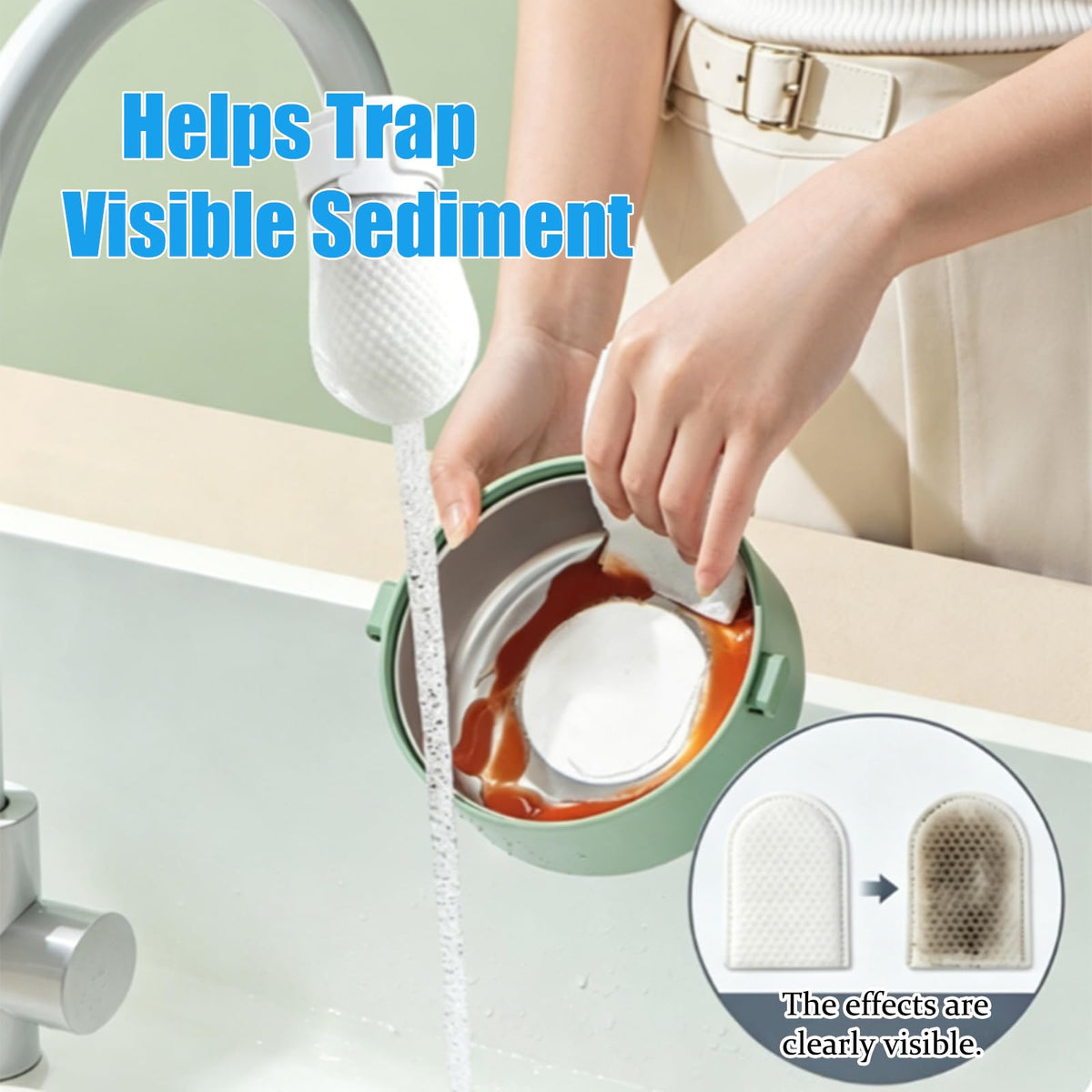 High Density Faucet Filter Cotton Bag(30PCS)