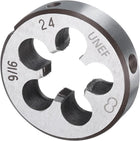 Round Threading Die 9/16-24 UNEF Thread Right Hand Screw Cutting Fixed Dies, Alloy Tool Steel Tapping Repair Tool