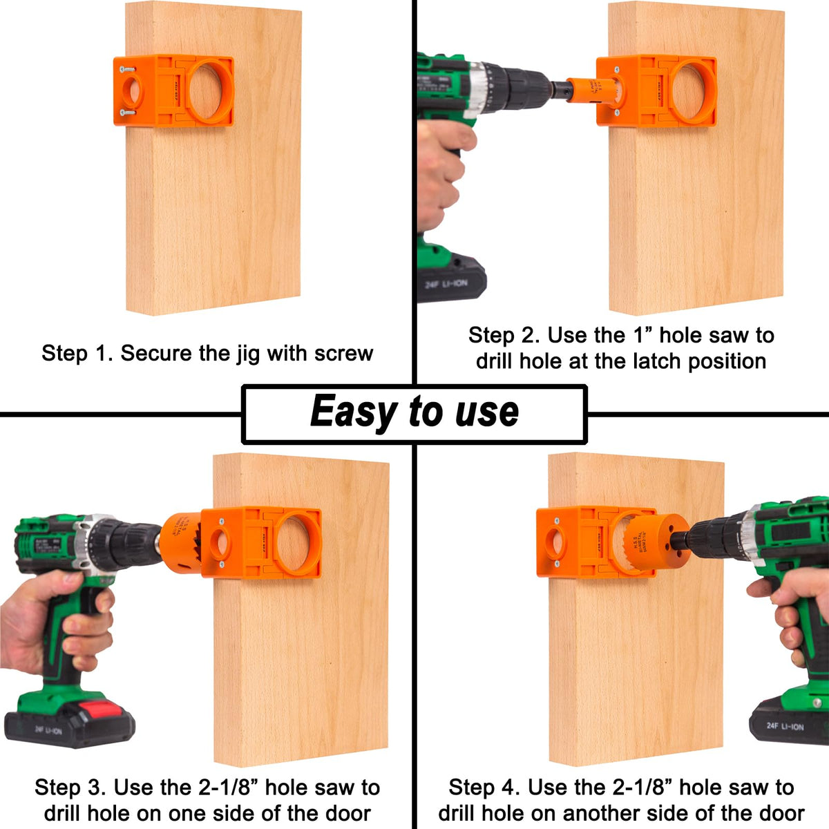 Kits Instalasi Kunci Pintu LinkMejor untuk Knob, Lever, Deadbolt & Handle
