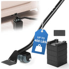 Set di strumenti per sollevare mobili – Risparmia il 80% di sforzo – Sollevamento fino a 400 libbre – Leva in acciaio resistente con 4 cuscinetti in plastica, ideale per spostare divani, elettrodomestici, mobili. Strumento per sollevamento (25 