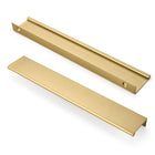 LinkMejor 5 Pack Cobre Bronce Palancas de Dedo de Bordes 10in Manijas de Gabinete Palancas de Dedo de Caja de Compuerta Herramientas de Cocina