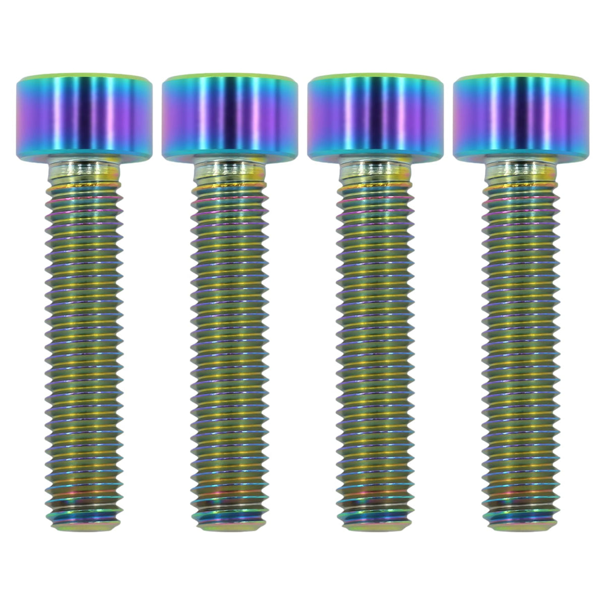LinkMejor M5x25 Boulons Titane, Couleurs, 4PC