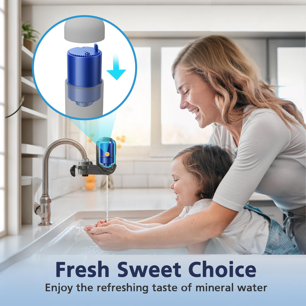 6 Pack Water Filter Replacement Compatible with All PUR®, PUR® PLUS Faucet